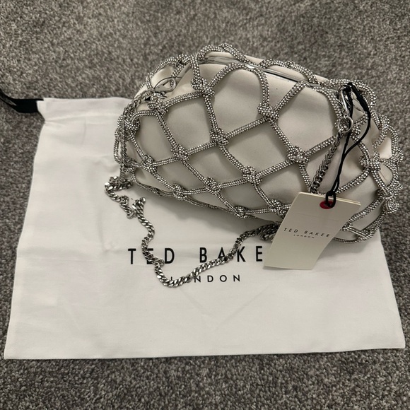 TED BAKER LONDON KYLER CRYSTAL CLUTCH BAG - Picture 3 of 3